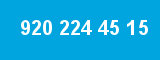 920 224 45 15 920 224 45 15